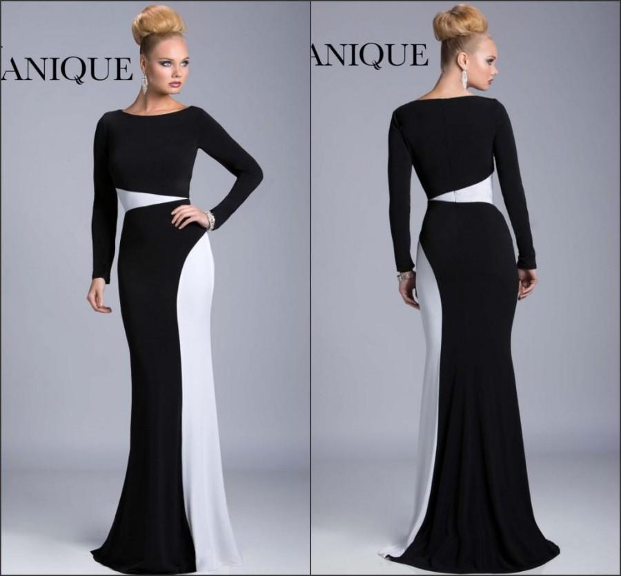 New Arrival Long Sleeve Fall Winter Evening Dresses 2015 Janique Black ...