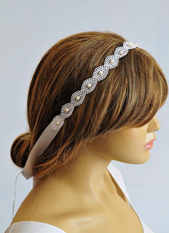 Bridal Headband Weddings Lace Wedding Headband Hair Accessory Bridal Headband Weddings Lace Wedding Headband Hair Accessory