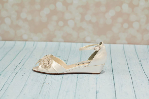 Wedding Wedge Shoes - Wedge - Wedding Shoes - Wedges- Parisxox By Arbie ...