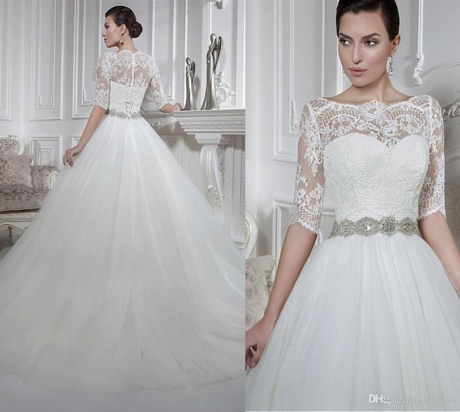 New Arrival Detachable Bodice Sweetheart A-Line Wedding Dresses Beaded ...
