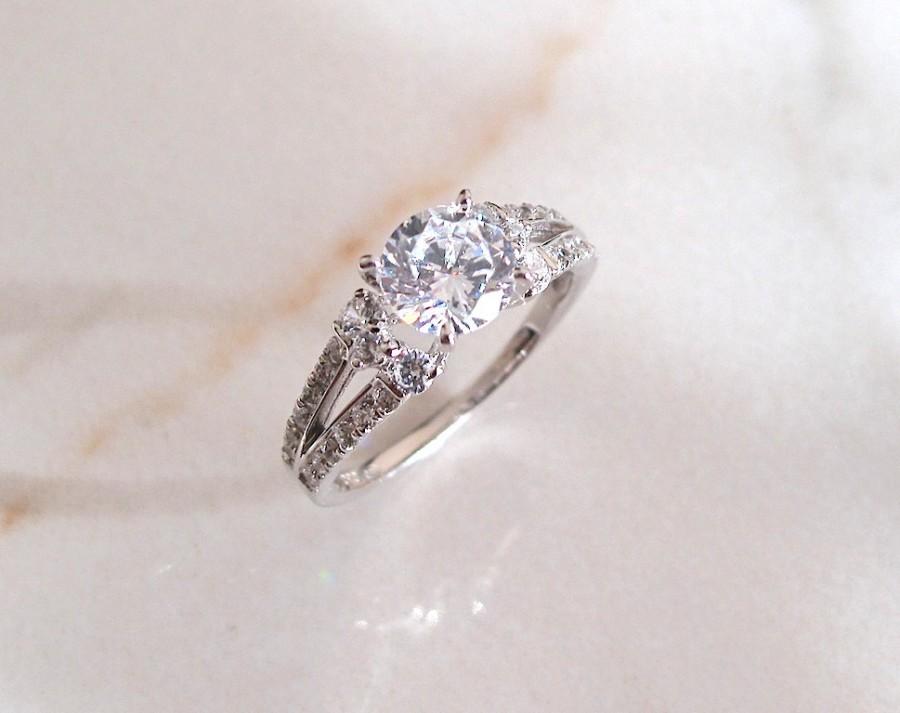 AmourJewellery - Fine Handcrafted Engagement Ring; Style RB0089; 14K ...