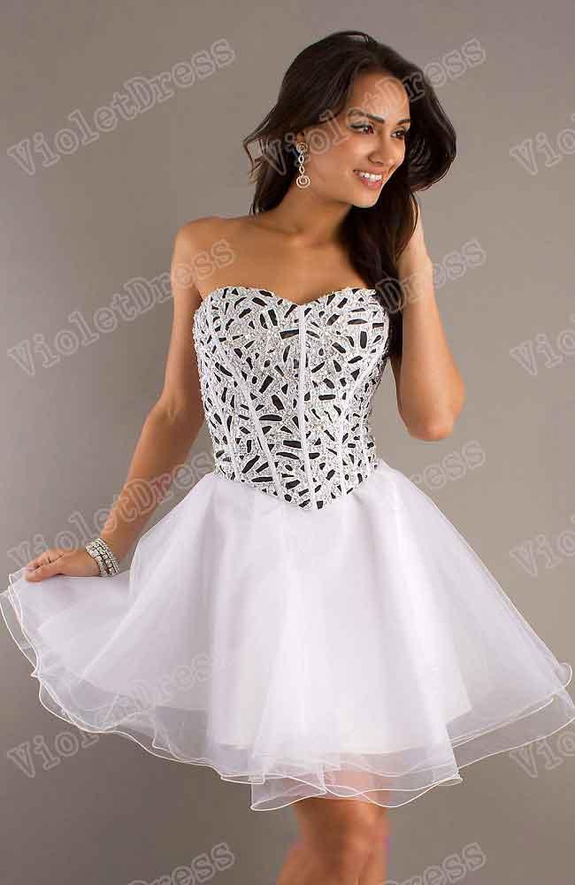 Short Strapless Slim-line Sweetheart Corset Dress Casual Dress #2429267 ...