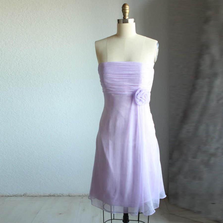 2015 Light Purple Bridesmaid Dress, Evening Wedding Dress, Chiffon ...