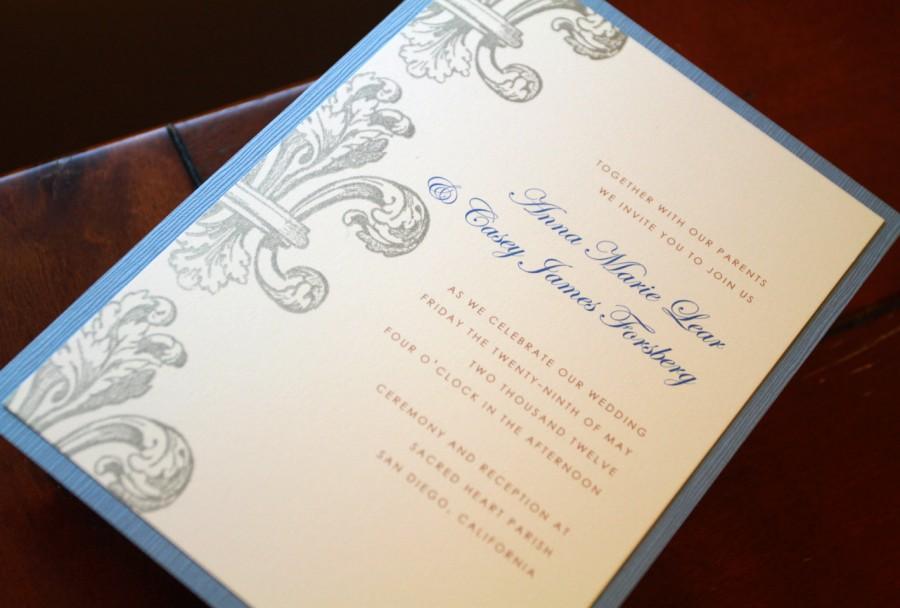 New Orleans Themed Wedding Invitations 6