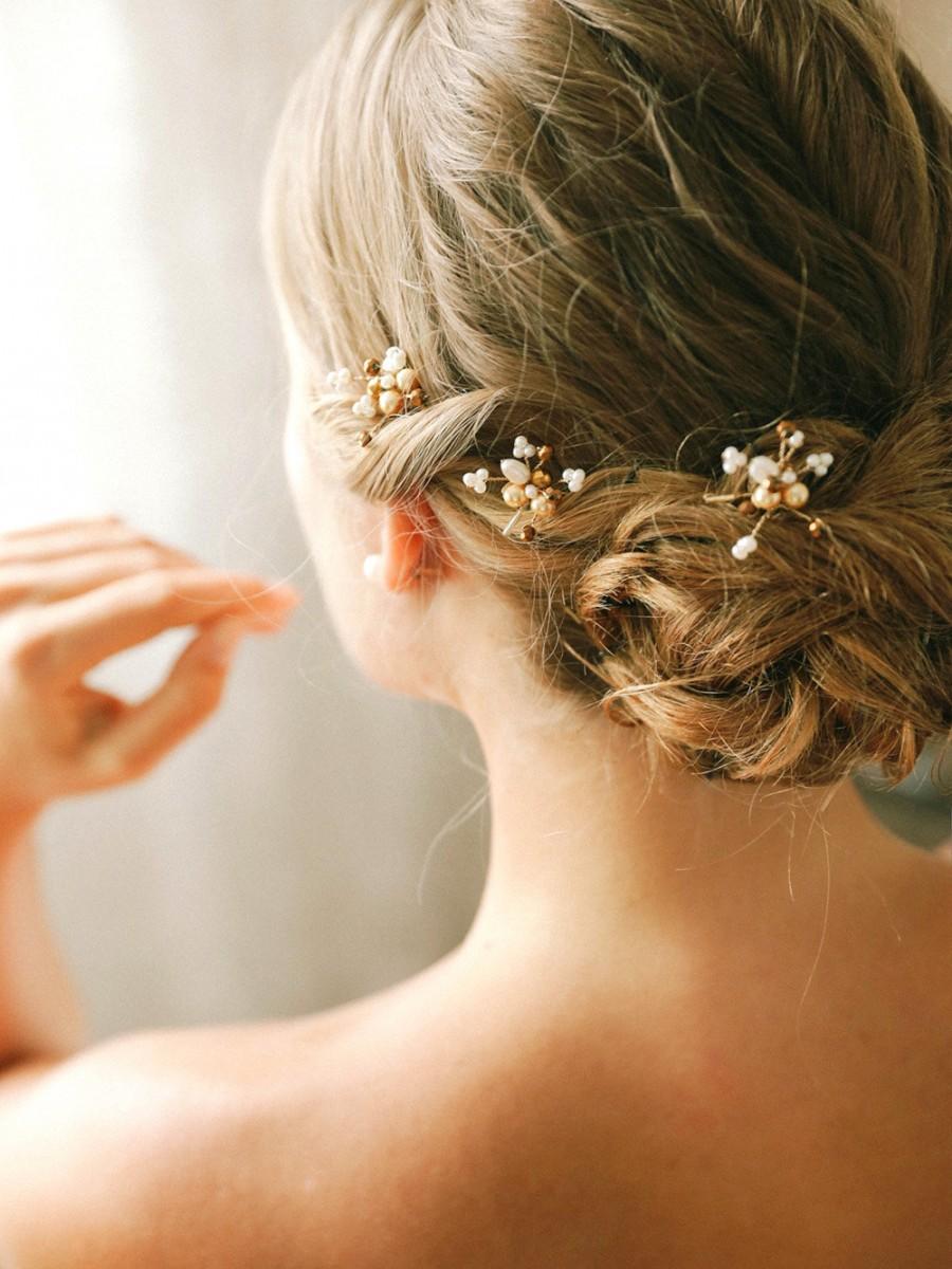 bridal pearl bobby pins, wedding hairpins, bridal bobby pins