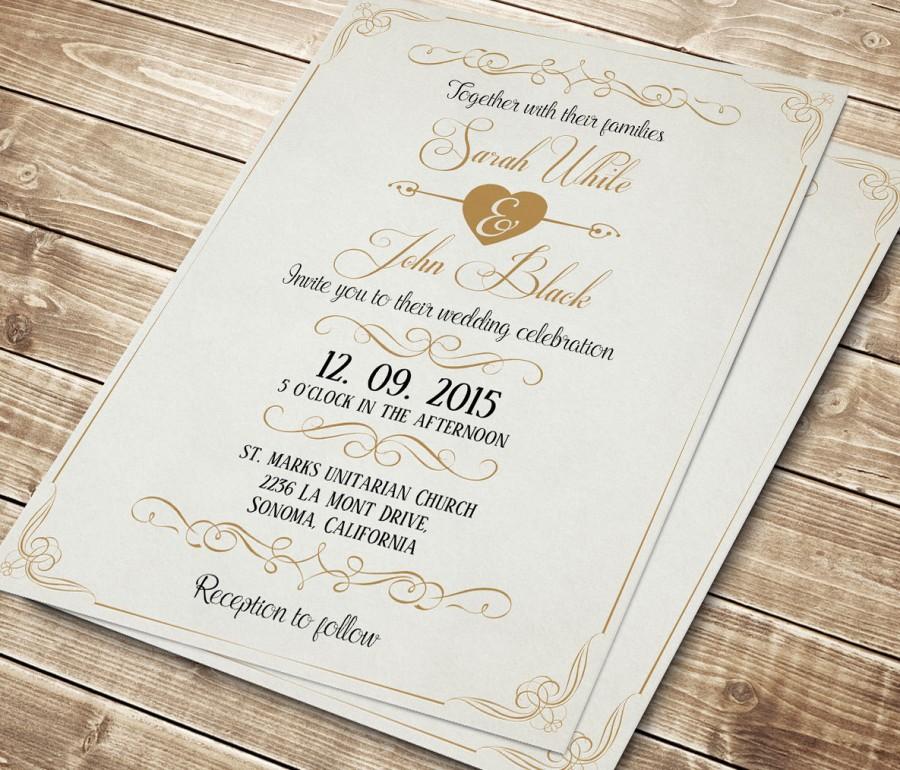 Digital Wedding Invitation Templates 2
