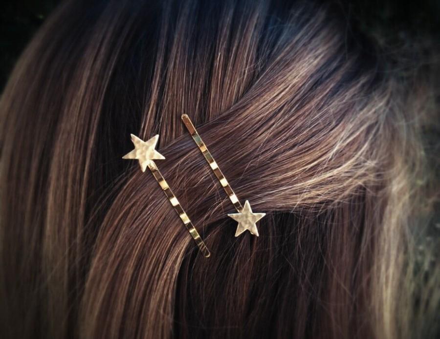 Gold Star Bobby Pins Star Hair Pins Hair Clips Hair Accessories ...