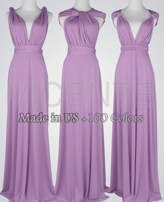 Long Bridesmaid Dresses Purple Bridesmaid Dress Maid Of Honor Dress ...