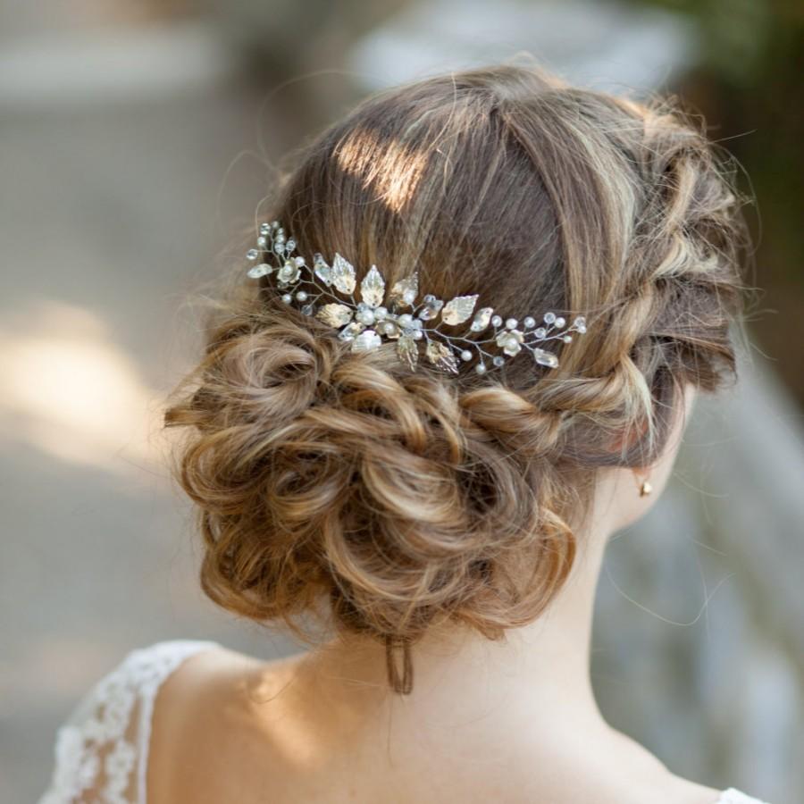 Bridal Hair Comb Wedding Hair Comb Leaves Bridal Hair Comb Bridal ...