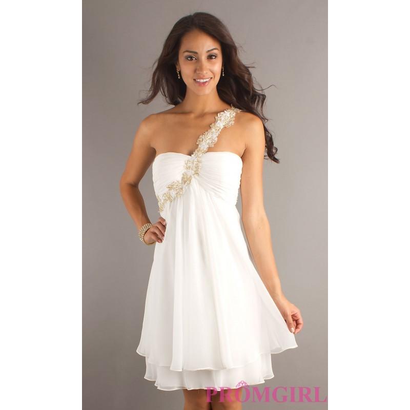 Homecoming One Shoulder Party Dress By Xscape - Brand Prom Dresses ...