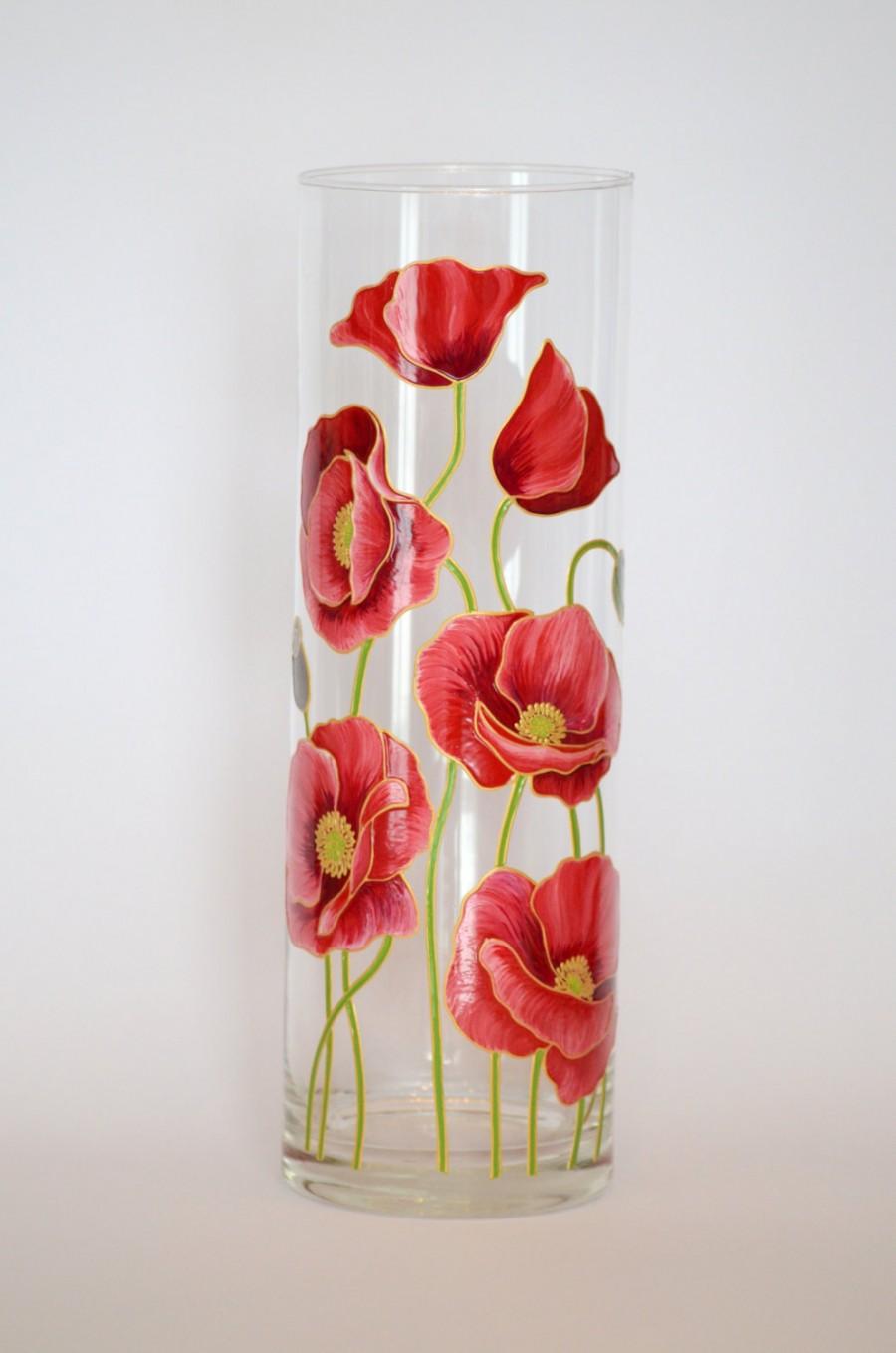 Wedding Gift For Friends Hand Painted Vase Flower Home Decor