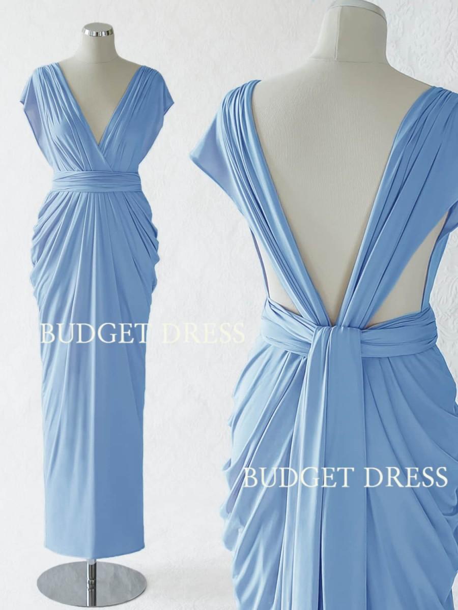 2017 NEW STYLE Cornflower Blue Convertible Dress, Maxi Convertible ...