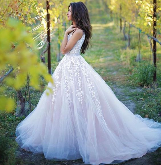 Dress - Applique Prom Dress,Tulle Prom Dres #2695585 - Weddbook