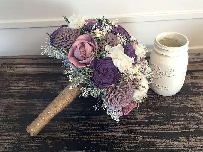 Rustic Purple Wedding Bouquets - Bouquets New Model