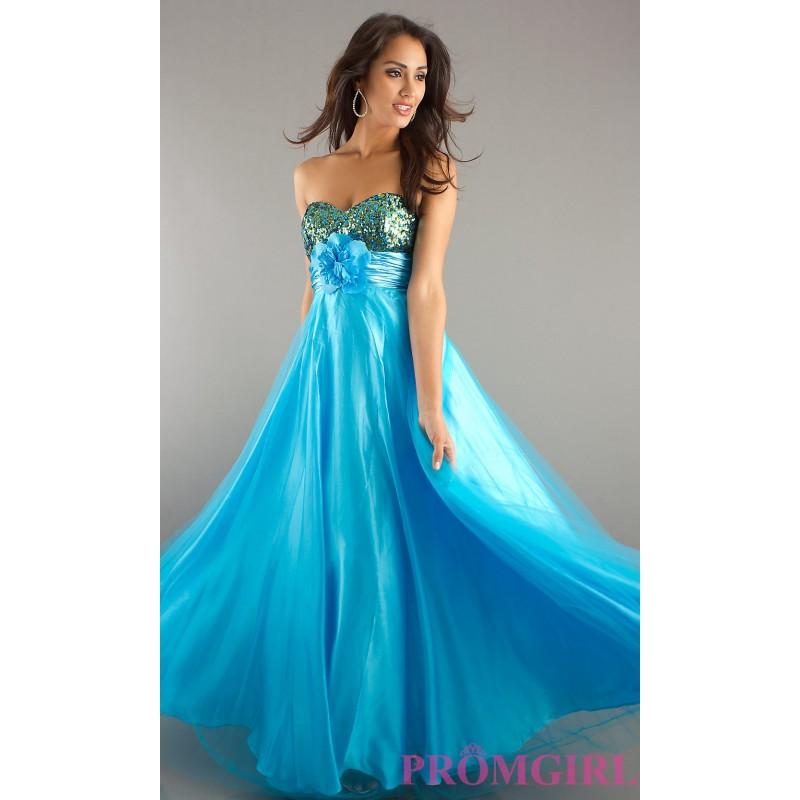Floor Length Strapless Sweetheart Dress - Brand Prom Dresses #2699796 ...