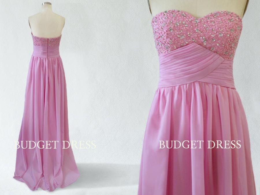 Fashionable Desing Sweetheart Neckline Floor Length Chiffon Prom Dress ...