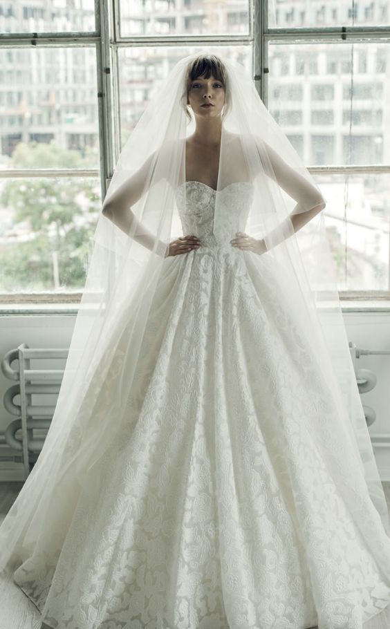 Strapless Embroidered Empire Waist Ballgown Wedding Dress #2722380 ...