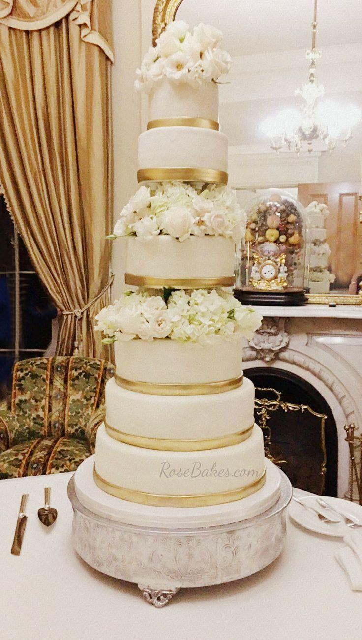 Cake - Six Tiered Wedding Cake #2773581 - Weddbook