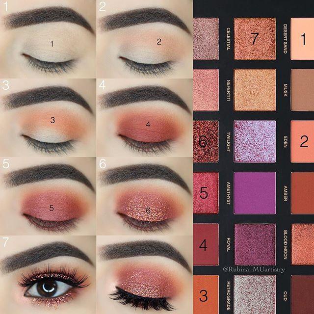 Makeup - Shimmery Peach Eye #2811950 - Weddbook
