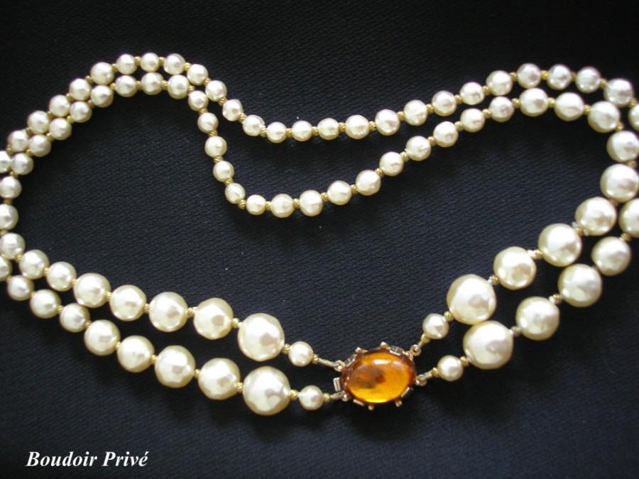 Vintage Baroque Pearl Necklace #2970912 - Weddbook