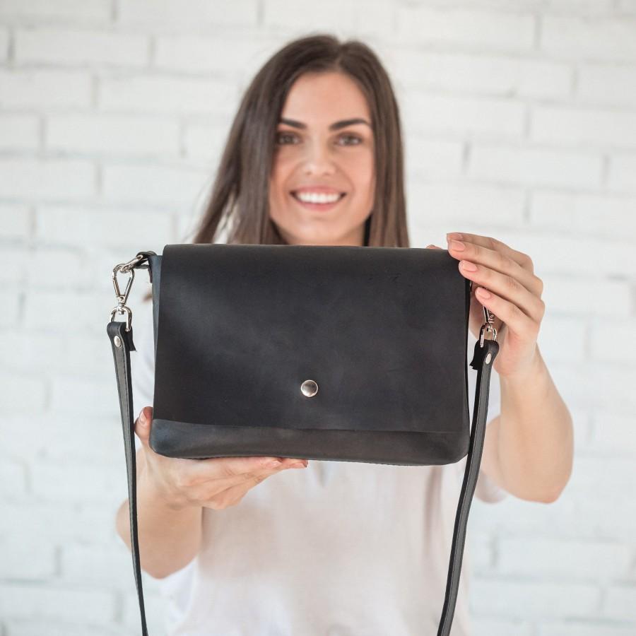 Leather Crossbody Bag With Adjustable Strap • Women Leather Shoulder ...