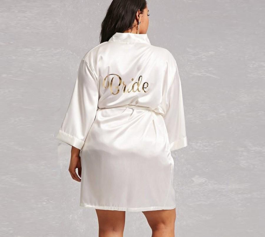 Plus size Bridal Robe | Dresses Images 2022